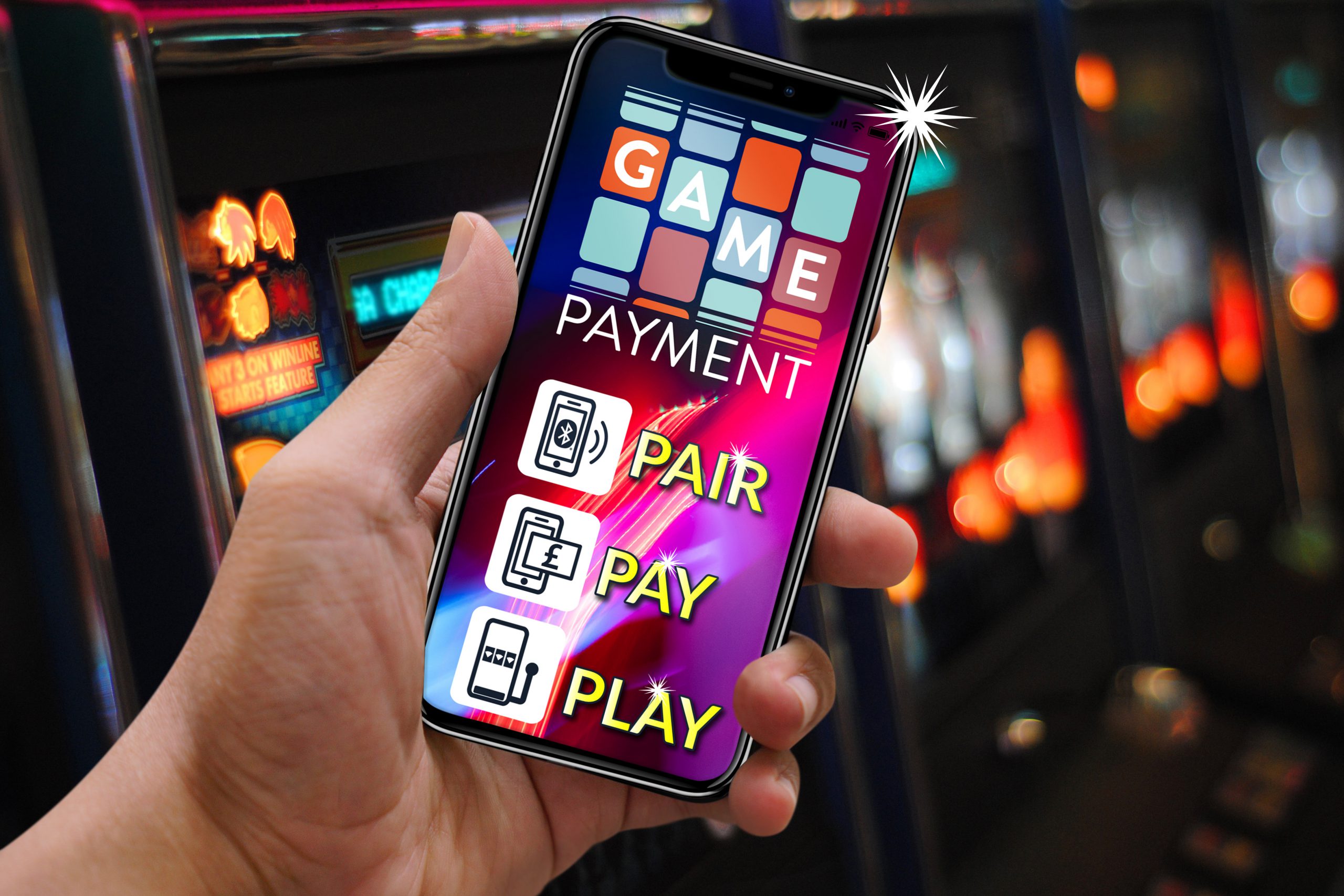 The cashless gaming app - Game Payment